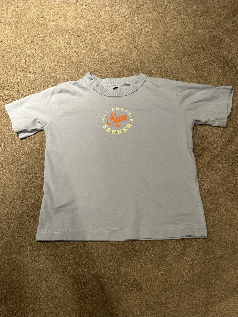 Cotton On Light Blue 'Sun Seeker' Graphic Tee